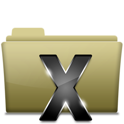 Brown Folder OSX Icon 256x256 png